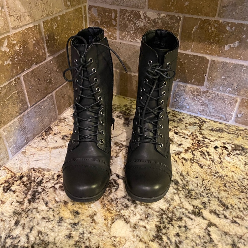 Madden Girl black boots. Size 8.5.